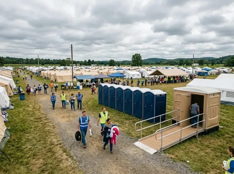 disaster-relief-camp-restrooms-010 — frequently asked questions, Dumpster & Portable Bathrooms Rental in Gamewell, NC
